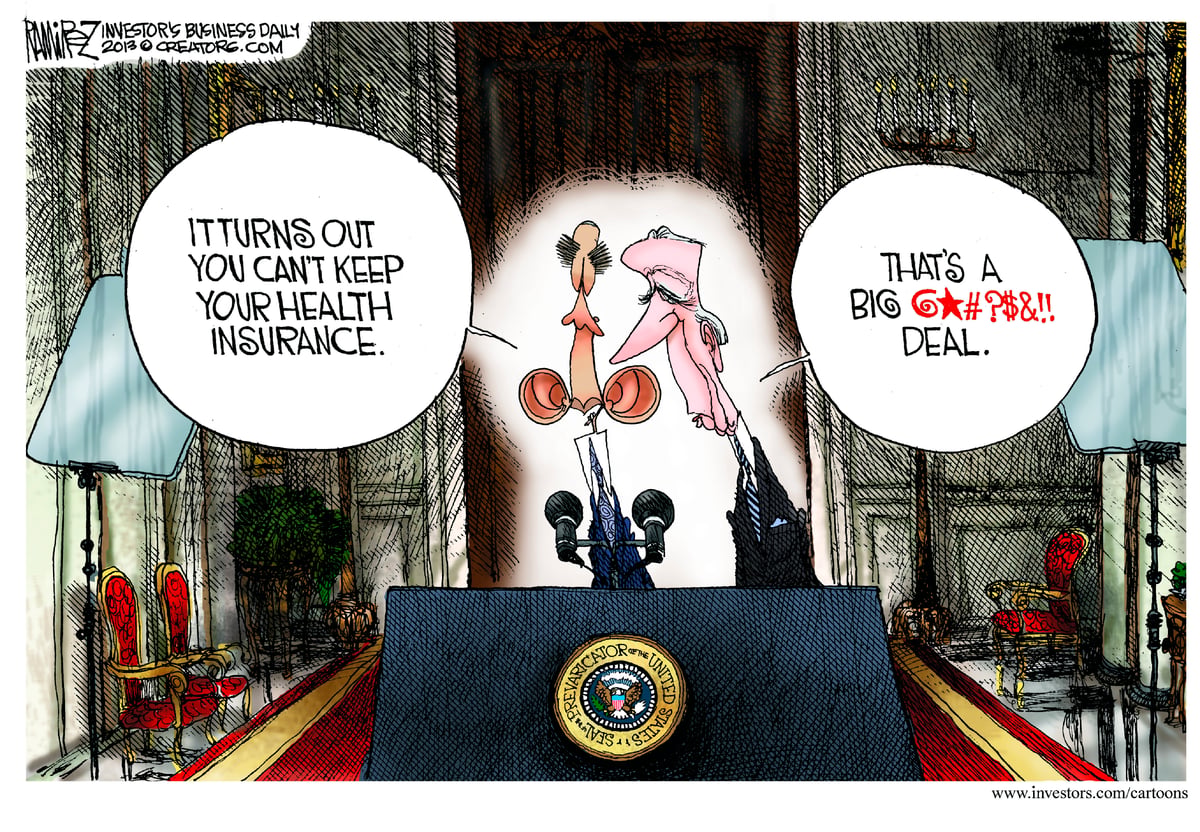 Michael Ramirez — November 3, 2013