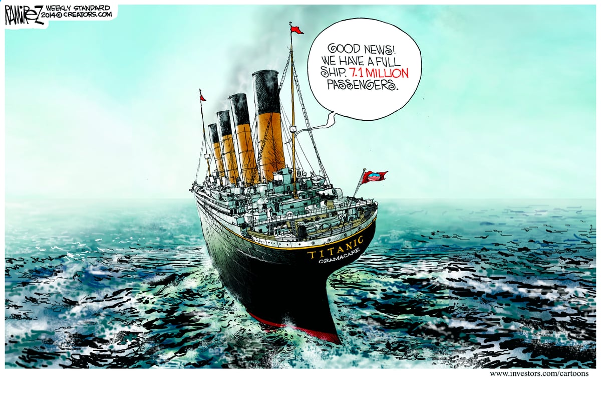 Michael Ramirez — April 7, 2014