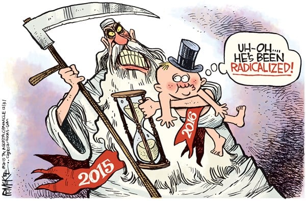 Rick McKee — December 31, 2015