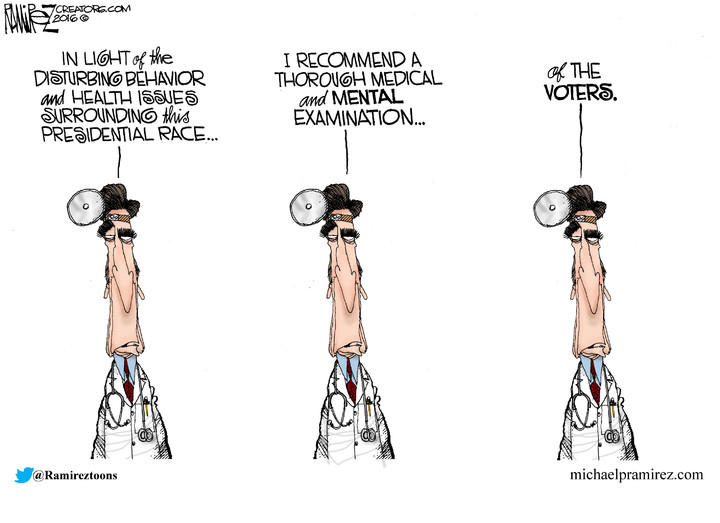 Michael Ramirez — September 16, 2016