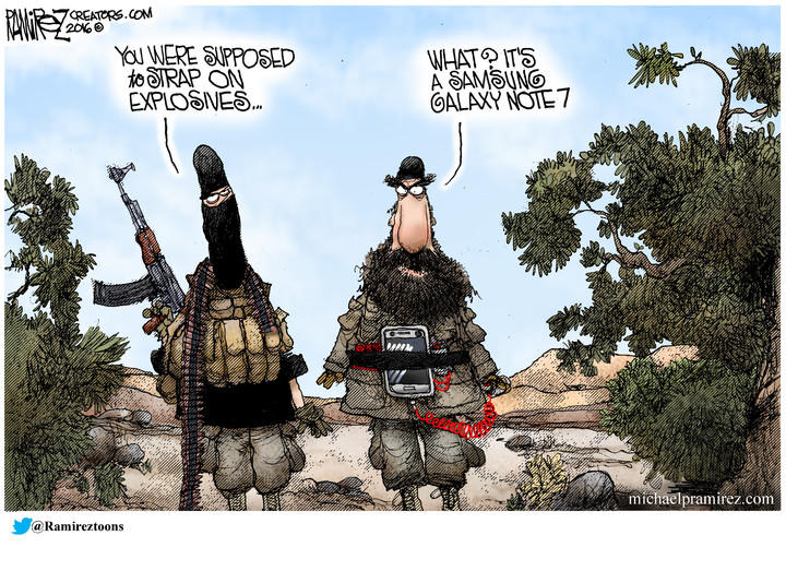 Michael Ramirez — September 18, 2016
