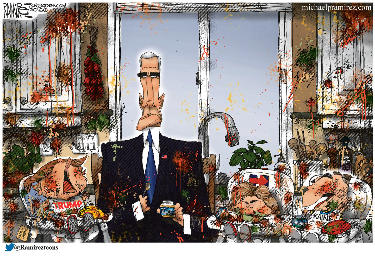 Michael Ramirez — October 7, 2016