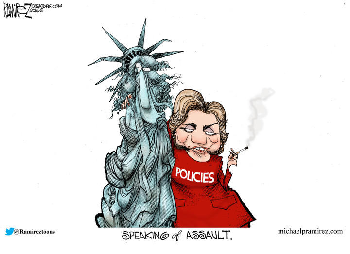 Michael Ramirez — October 15, 2016