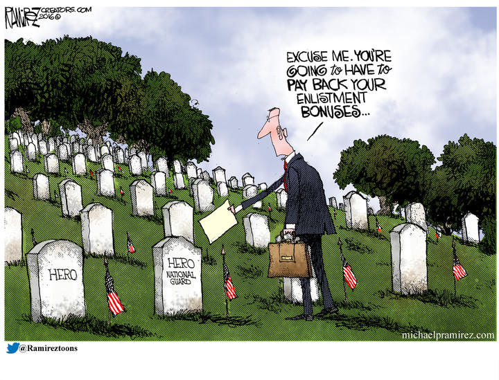 Michael Ramirez — October 28, 2016
