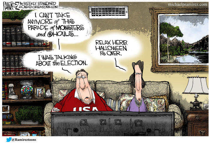 Michael Ramirez — October 31, 2016