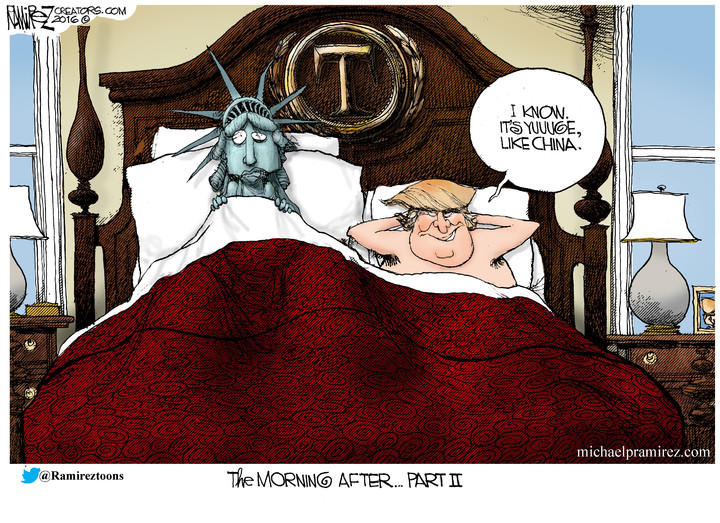 Michael Ramirez — November 11, 2016