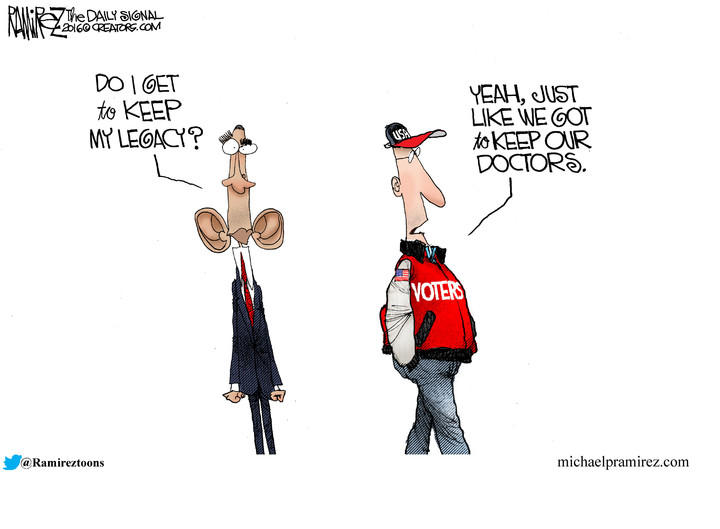 Michael Ramirez — November 12, 2016