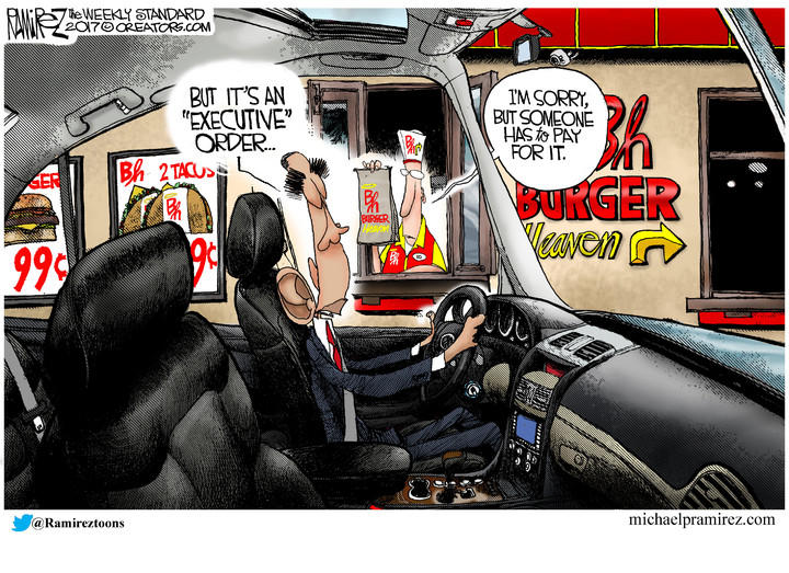 Michael Ramirez — January 9, 2017