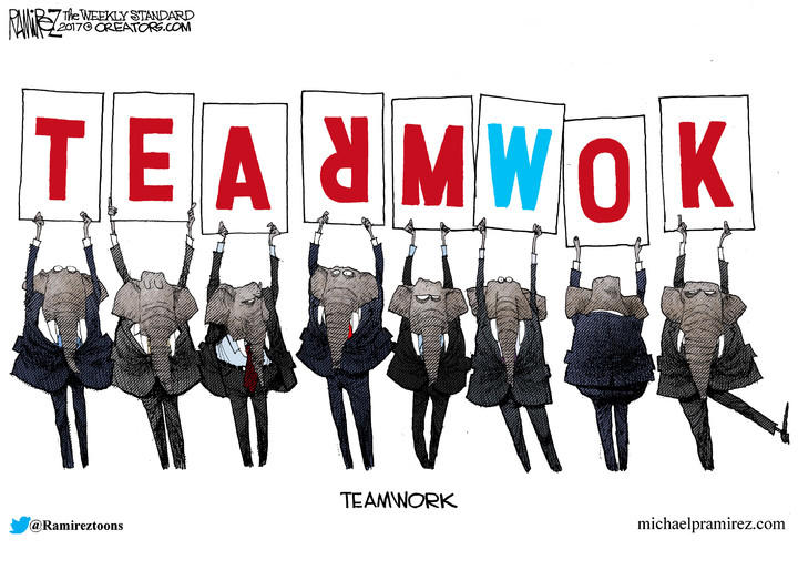 Michael Ramirez — March 13, 2017