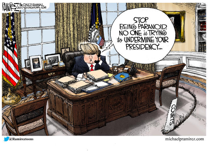 Michael Ramirez — March 18, 2017