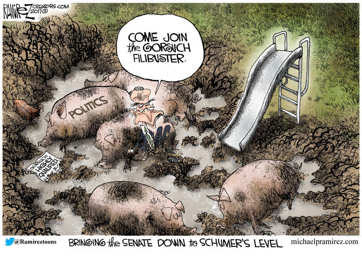 Michael Ramirez — March 25, 2017