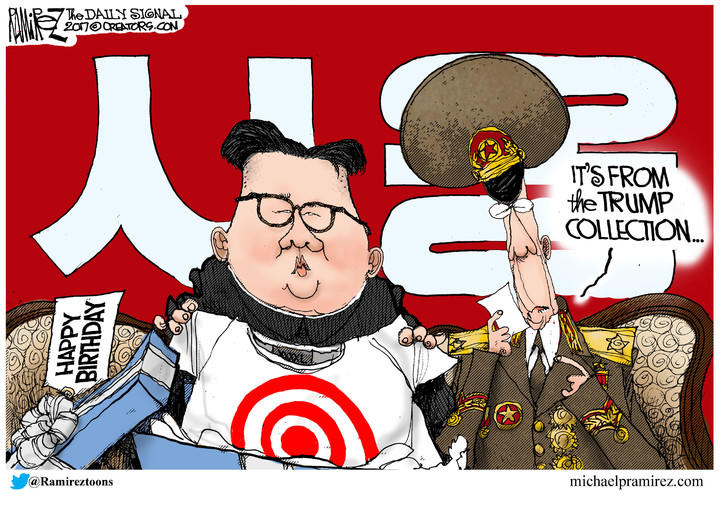 Michael Ramirez — April 17, 2017