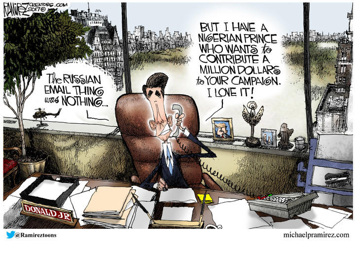 Michael Ramirez — July 13, 2017