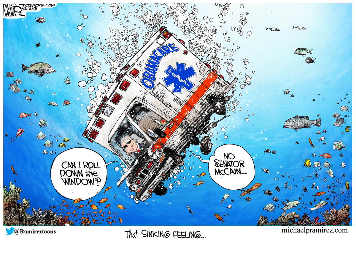 Michael Ramirez — July 29, 2017