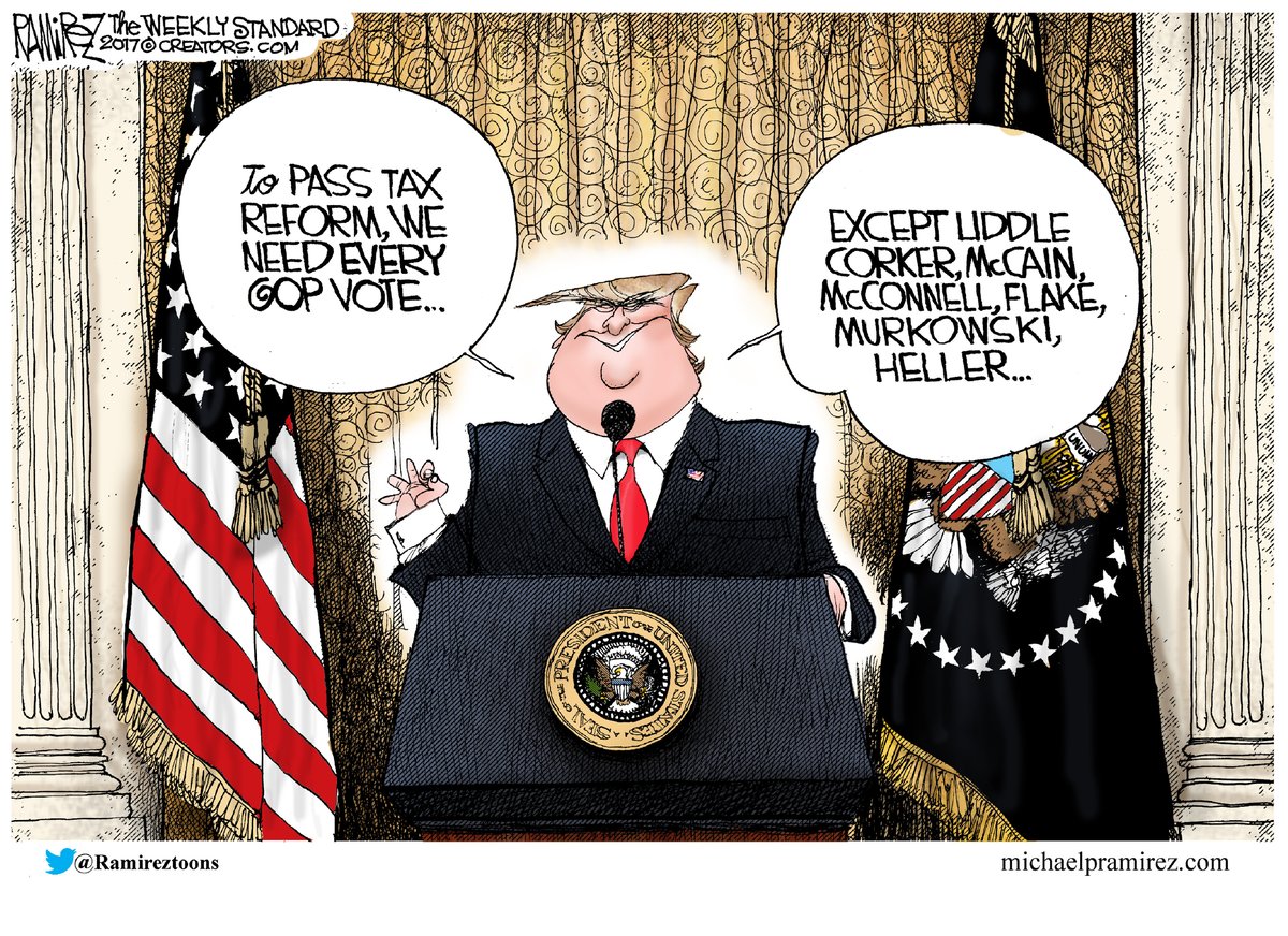 Michael Ramirez — October 16, 2017