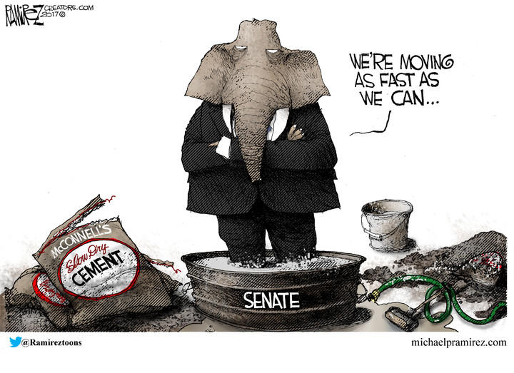 Michael Ramirez — October 25, 2017