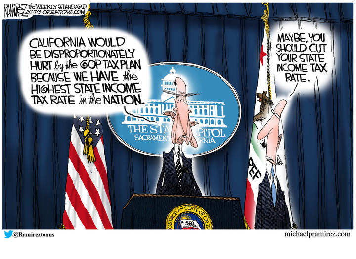 Michael Ramirez — November 7, 2017