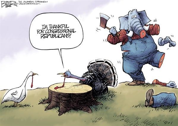 Nate Beeler — November 22, 2017