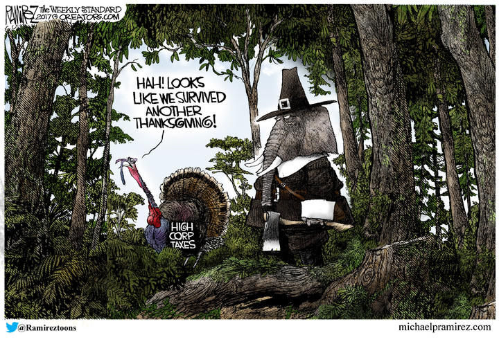 Michael Ramirez — November 27, 2017
