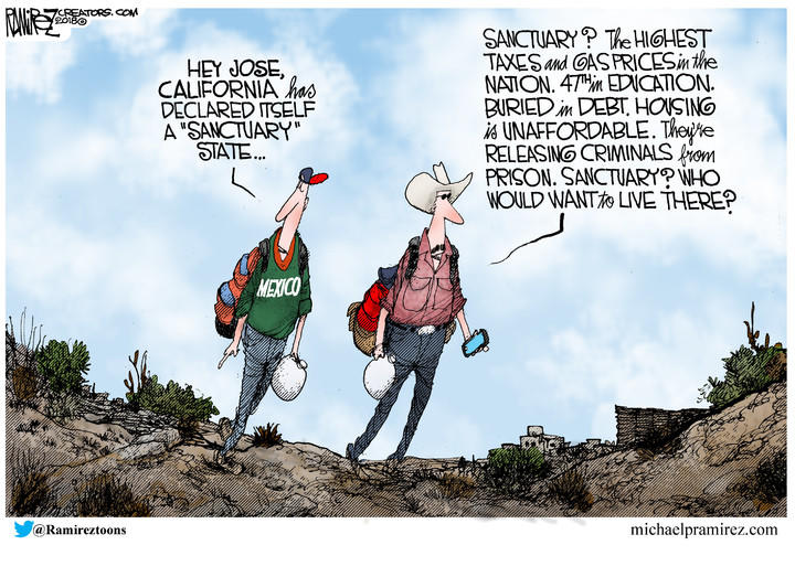 Michael Ramirez — January 5, 2018