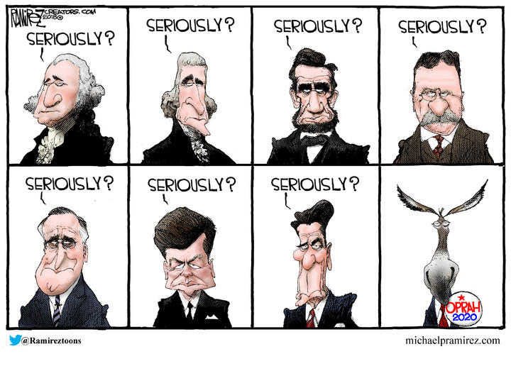 Michael Ramirez — January 11, 2018