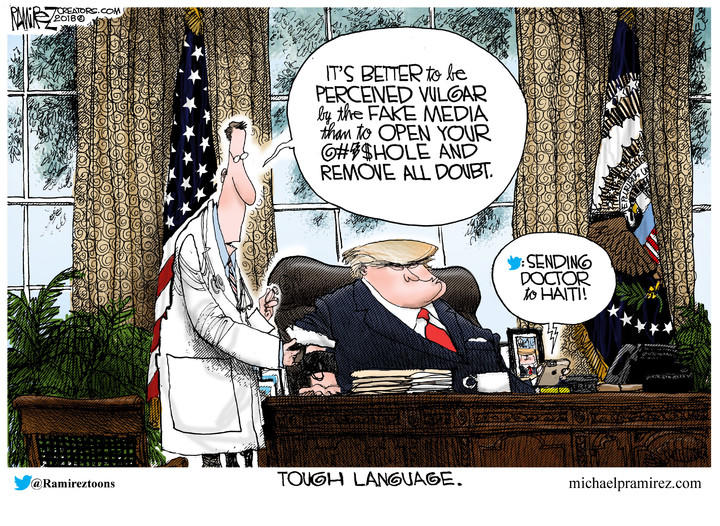 Michael Ramirez — January 17, 2018