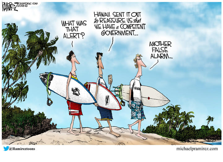 Michael Ramirez — January 19, 2018