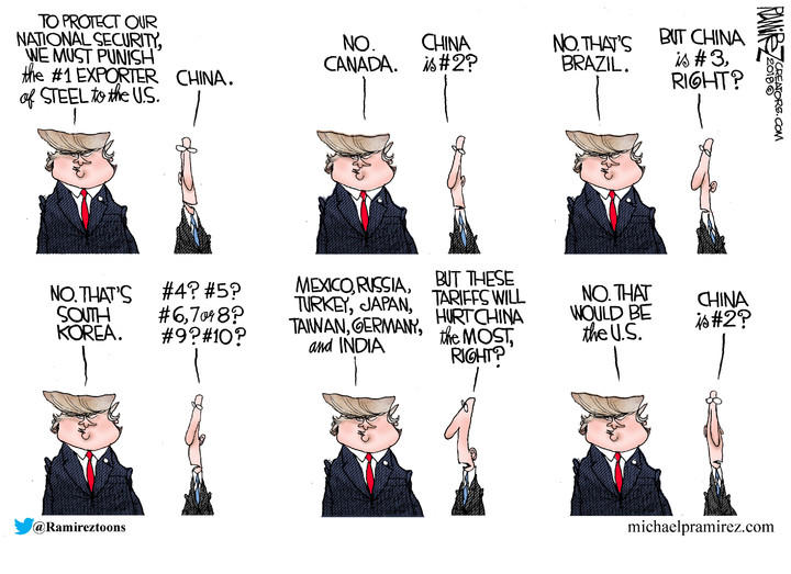 Michael Ramirez — March 8, 2018