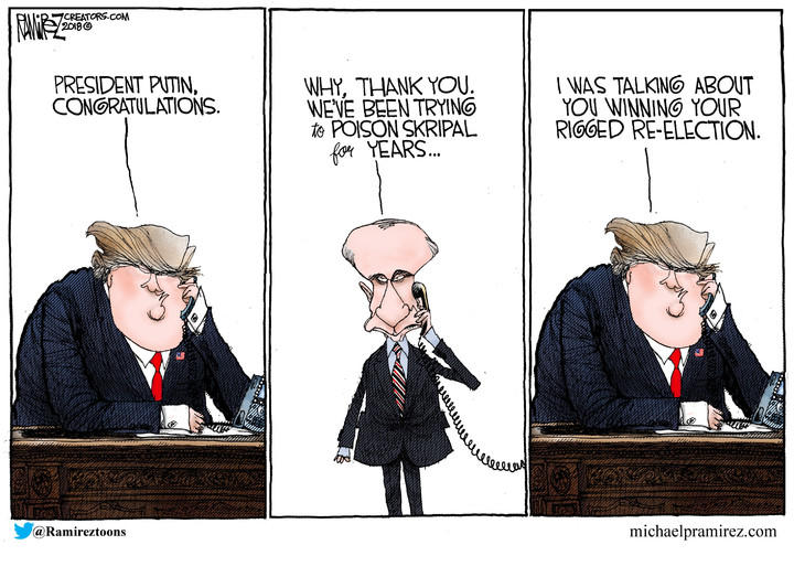 Michael Ramirez — March 22, 2018