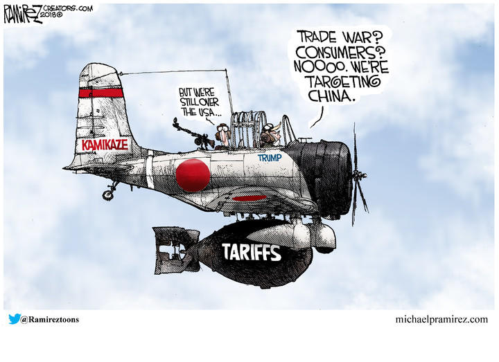 Michael Ramirez — April 6, 2018