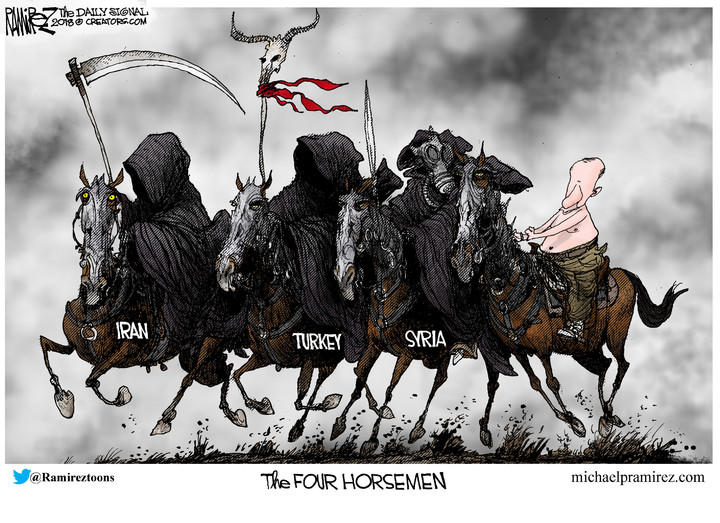 Michael Ramirez — April 14, 2018