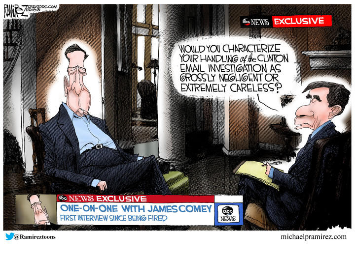 Michael Ramirez — April 18, 2018