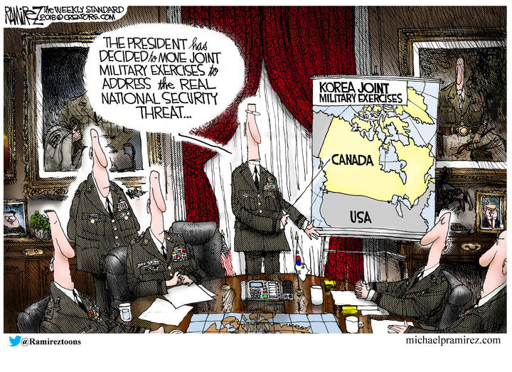 Michael Ramirez — June 18, 2018