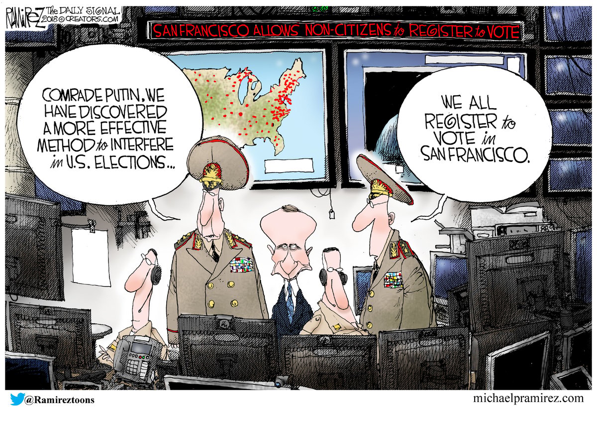 Michael Ramirez — July 22, 2018