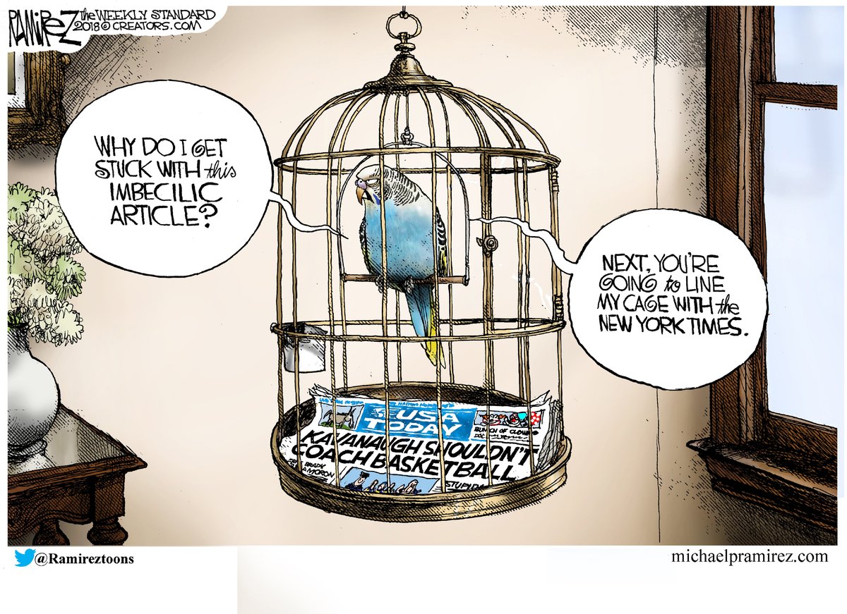 Michael Ramirez — October 8, 2018