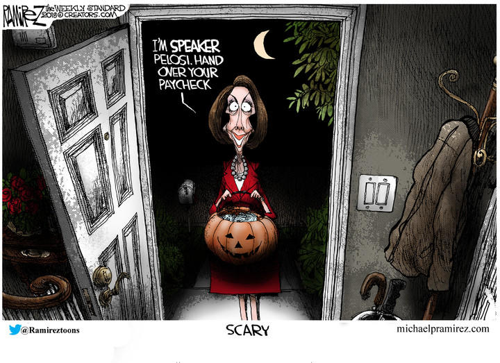 Michael Ramirez — October 29, 2018