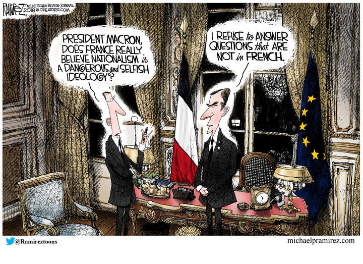 Michael Ramirez — November 15, 2018