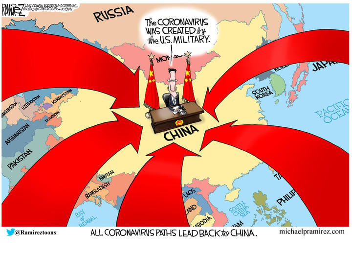 Michael Ramirez — March 25, 2020