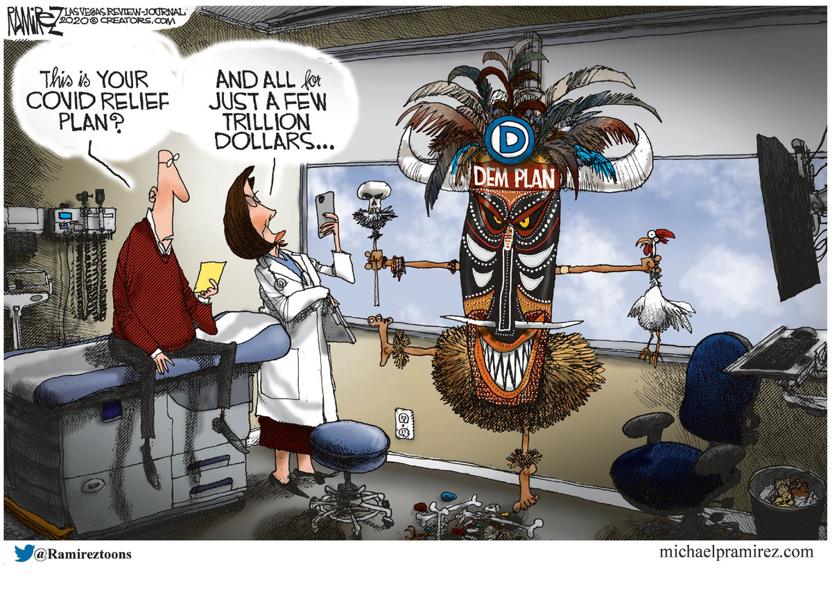 Michael Ramirez — August 9, 2020