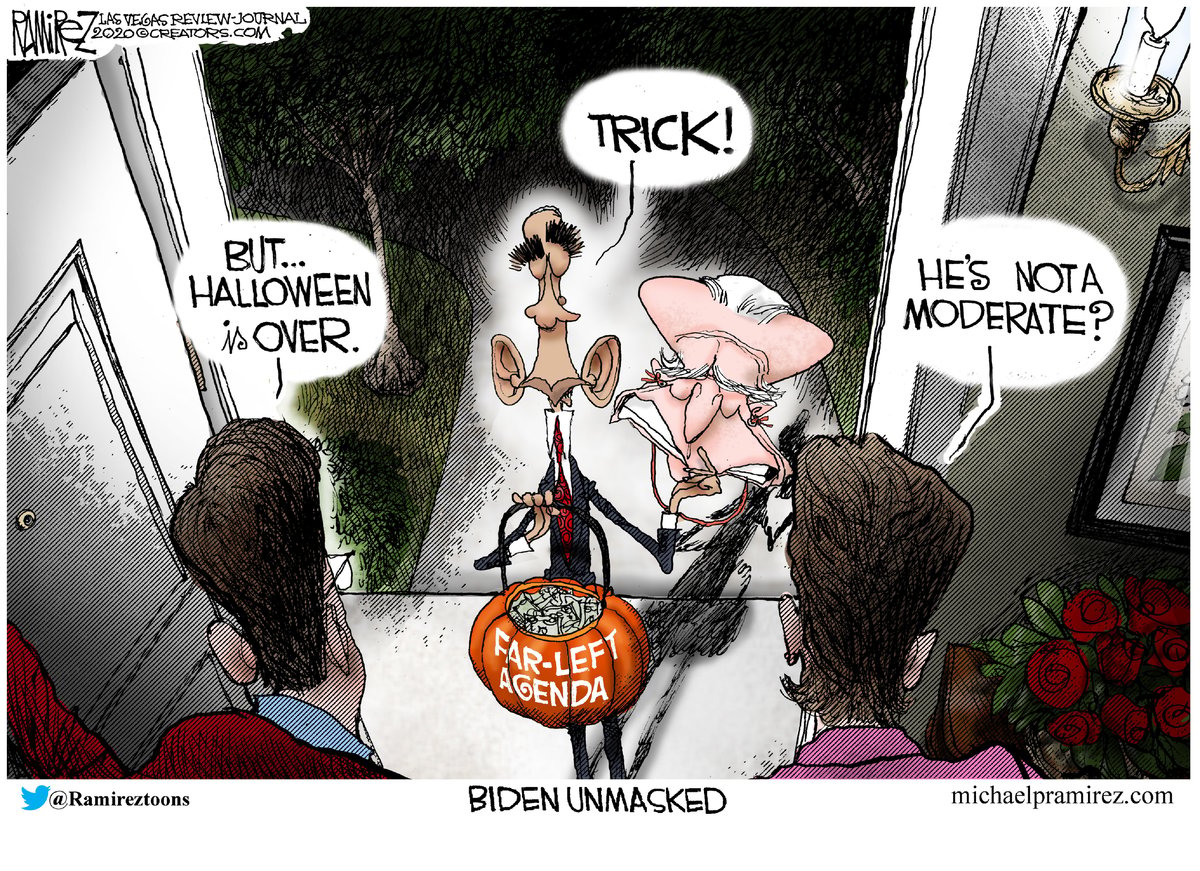 Michael Ramirez — November 1, 2020