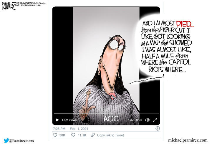 Michael Ramirez — February 9, 2021