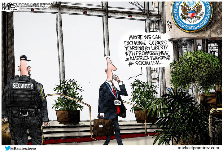 Michael Ramirez — July 15, 2021