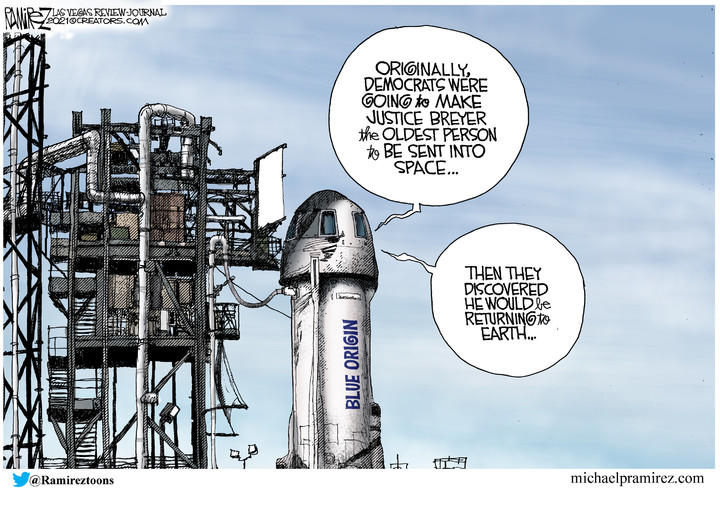 Michael Ramirez — July 21, 2021