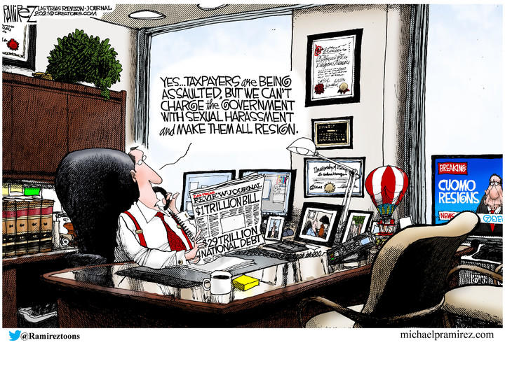 Michael Ramirez — August 13, 2021
