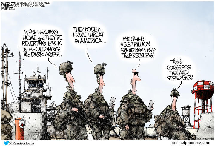 Michael Ramirez — August 19, 2021