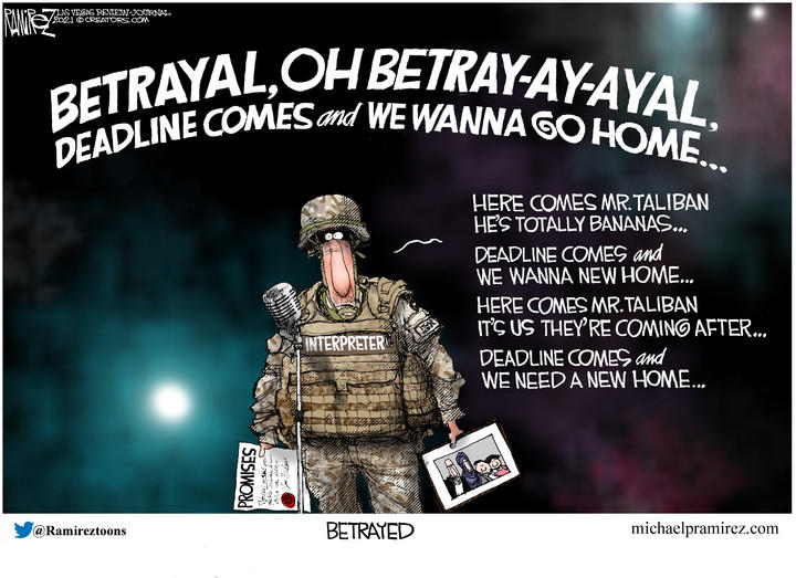 Michael Ramirez — August 30, 2021