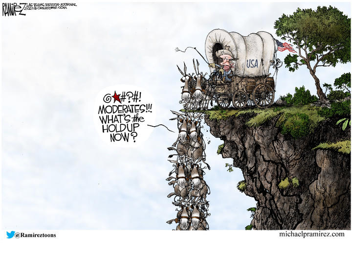 Michael Ramirez — October 18, 2021