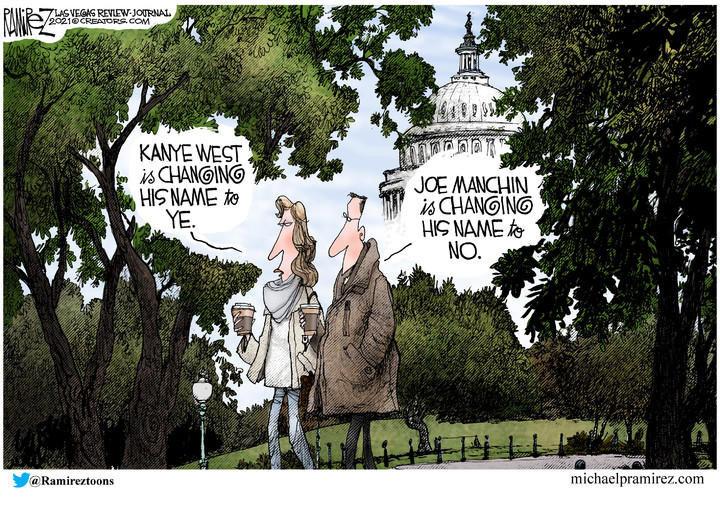Michael Ramirez — October 20, 2021