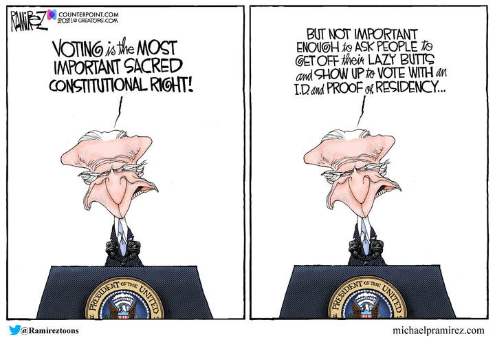Michael Ramirez — October 22, 2021