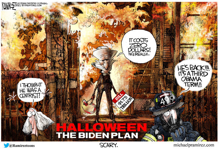 Michael Ramirez — October 31, 2021